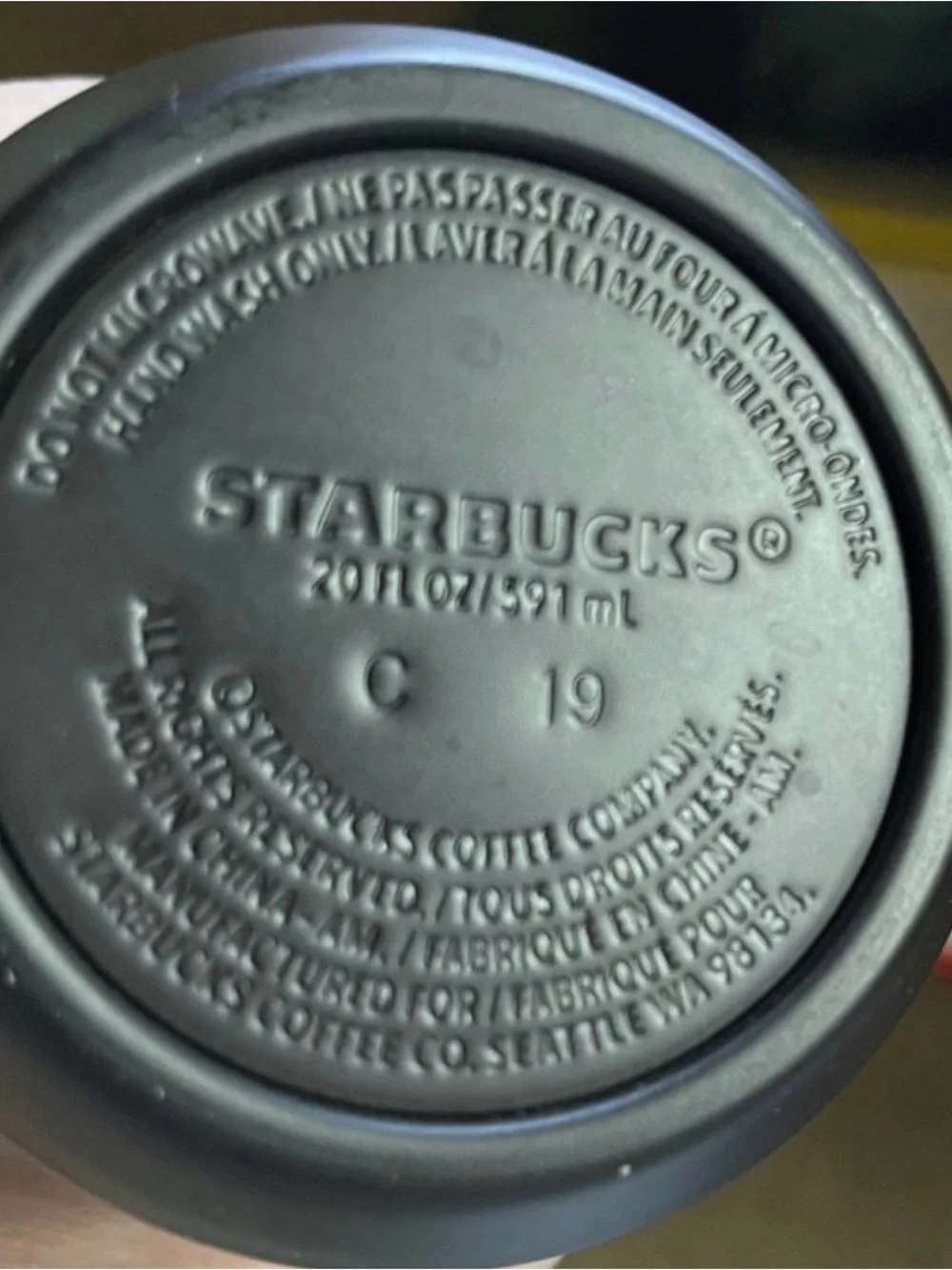 Starbucks sleek matte